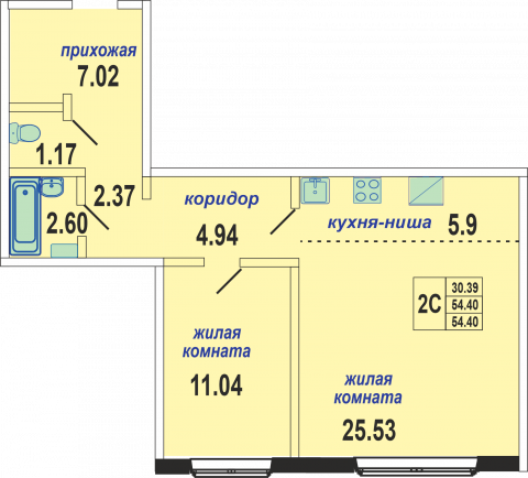 2с-54,40